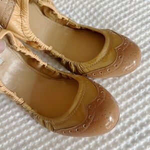 Miu Miu Patent Leather Ballet Flats Like New